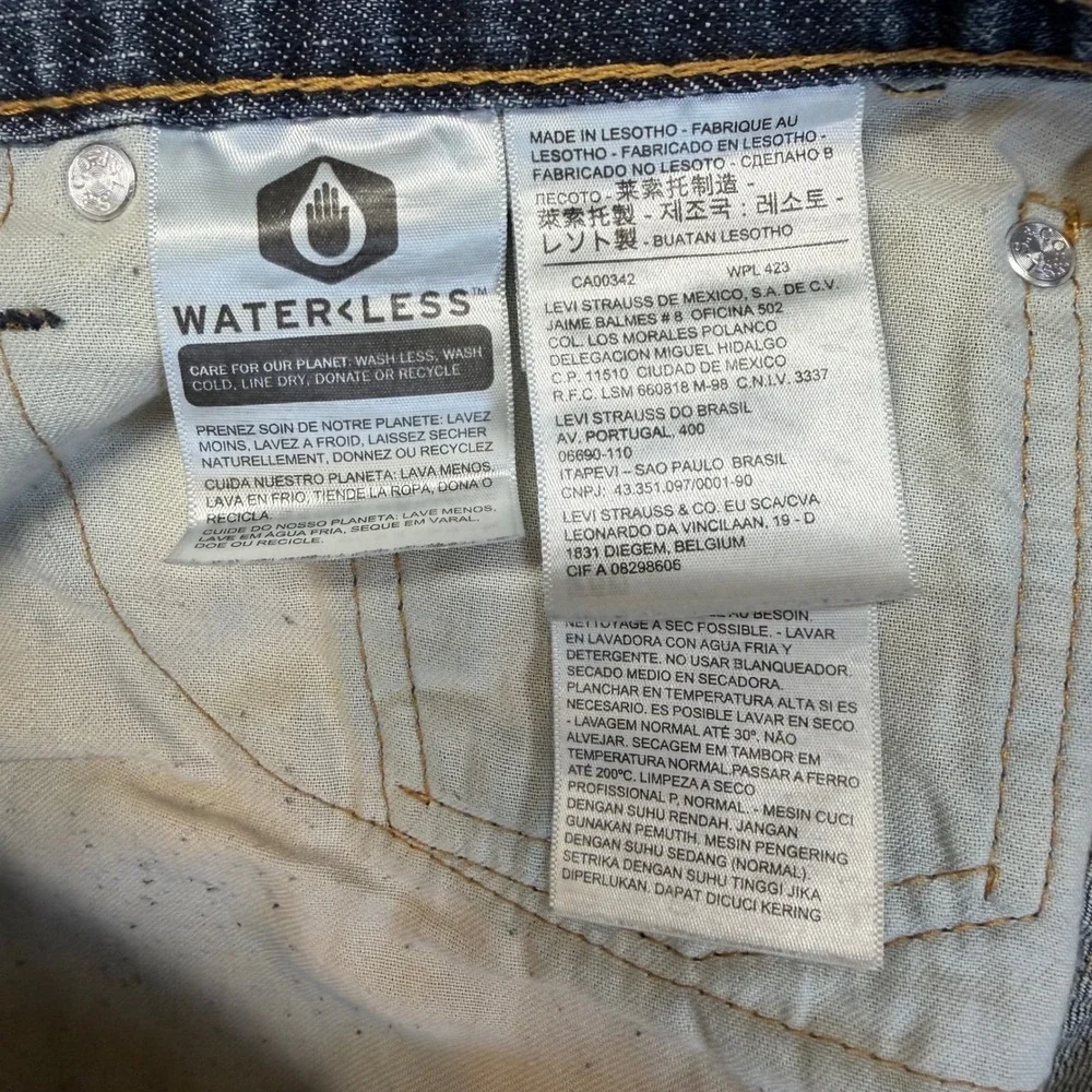 Levi's 505 Regular Fit Jeans‎ Men's Size 40x30 Blue Denim Pants